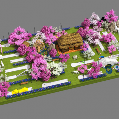 球場設計—浪漫花園主題