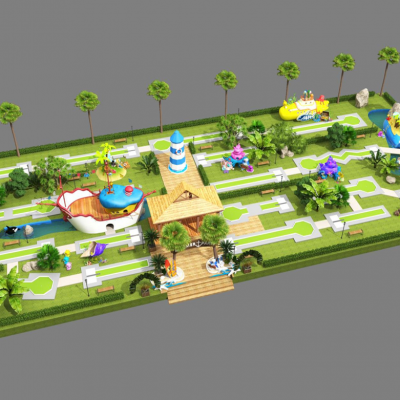 球場設計—熱帶海洋主題